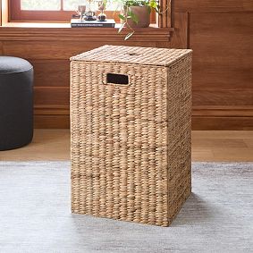 Hudson Woven Lidded Storage Hamper