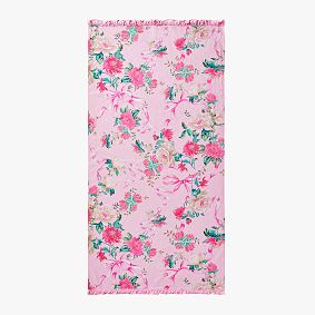 LoveShackFancy Garden Damask Beach Towel UPF 50+