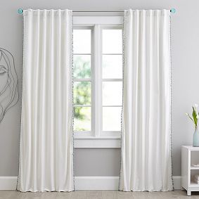 Pom-Pom Blackout Curtain