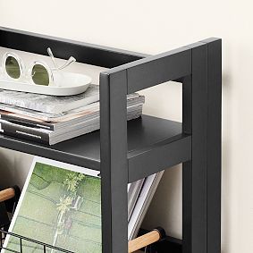 Dorm Foldable Wooden Desk Hutch (28")