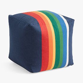Pendleton® Crater Lake Stripe Modern Bean Bag Lounger Pouf