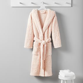 Cozy Sherpa Robe - Blush
