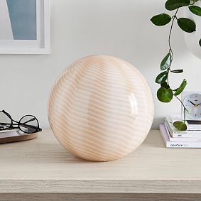 Glass Globe Table Lamp