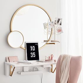 Glam USB Folding Wall Desk (31.5")