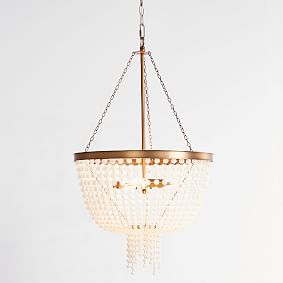 Glass Beaded Chandelier (18")