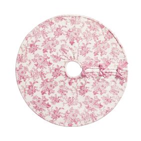 LoveShackFancy Pink Damask Tree Skirt