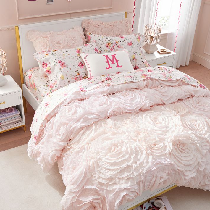 Monique Lhuillier Jolie Organic Sheet Set | Pottery Barn Teen