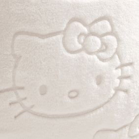 Large Hello Kitty® Ivory Faux Fur Bean Bag Chair Slipcover Only
