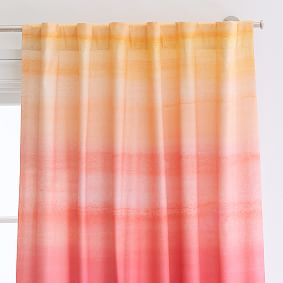 Rainbow Ombre Blackout Curtain