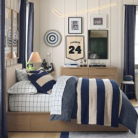 True Blue Blackout Curtain