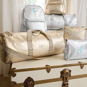 Metallic Gold Duffle Bag