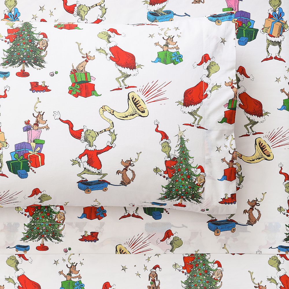 PB Teen Dr. Seuss's The Grinch & Max Sheet Set - Thumbnail 2