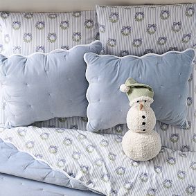 Georgia Wreath Flannel Sheet Set