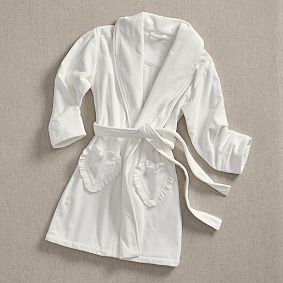 LoveShackFancy White Terry Robe