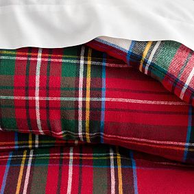 Stewart Plaid Flannel Reversible Comforter