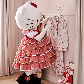 Hello Kitty® Hearts Loose Fit Organic Percale Pajama Set