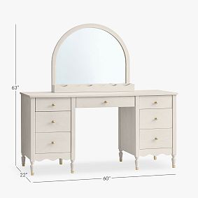 Camille Storage Vanity Desk (60")