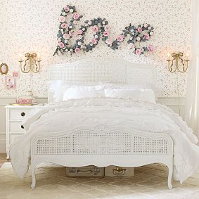 LoveShackFancy Caned Classic Bed