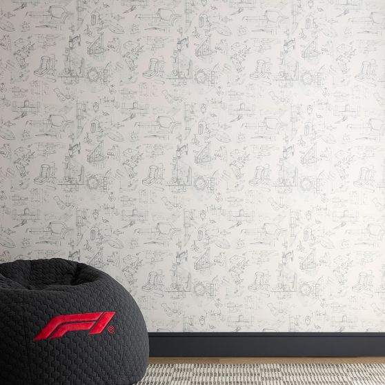 Football Field Peel and Stick Wallpaper Decal