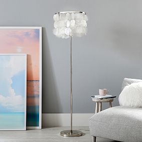 Large Capiz Floor Lamp