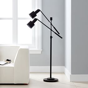Industrial Spotlight Floor Lamp