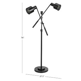 Industrial Spotlight Floor Lamp