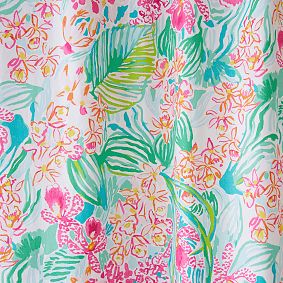 Lilly Pulitzer Orchid Shower Curtain