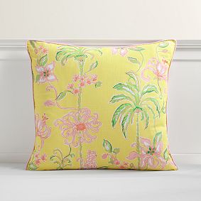 Lilly Pulitzer Tropical Oasis Reversible Euro Pillow Cover