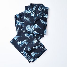 Harry Potter™ Patronus Glow-in-the-Dark Flannel Pajama Set