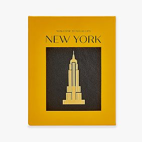Leather New York Coffee Table Book