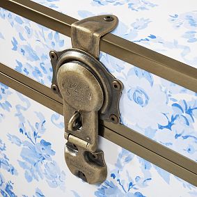 LoveShackFancy Garden Damask Cube Dorm Trunk (18")