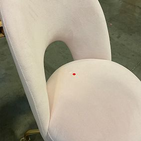 Open Box: Performance Everyday Velvet Rose Andie Swivel Desk Chair