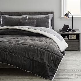 Denim Sherpa Comforter