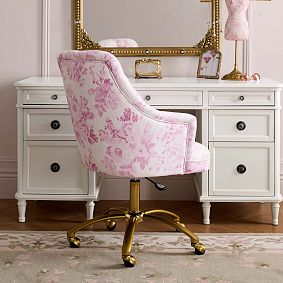LoveShackFancy Tufted Desk Chair