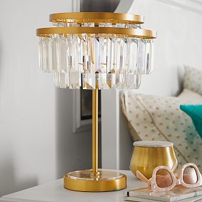 Monique Lhuillier Crystal Table Lamp