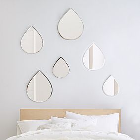 Summer Rain Wall Mirrors, Set of 3