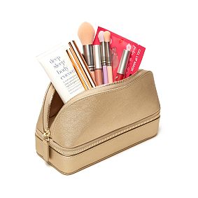 Abby Travel Cosmetic Case with Mirror