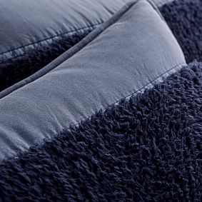 Bold Stripe Sherpa Comforter