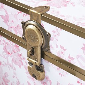 LoveShackFancy Garden Damask Cube Dorm Trunk (18")