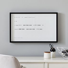 Shadowbox Code Framed Art