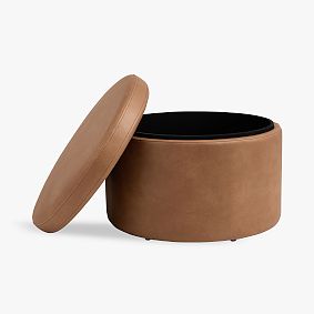 Round Storage Coffee Table (24.5")