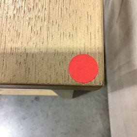 Open Box: Beadboard Nightstand (21") - Seadrift