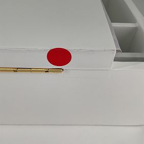 Open Box: Elle Get Ready Pop-Up Mirror With Storage (16") - White