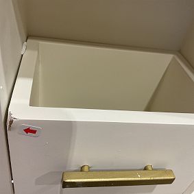 Open Box: Glam Light-Up Desktop Vanity With Storage (20" x 29") - White