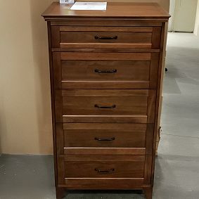 Open Box: Hampton Tall Chest of Drawers (28"W x 19"D) - Dark Walnut