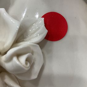 Open Box: LoveShackFancy Floral Table Lamp (18") - Blue