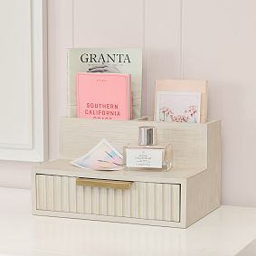 Channeled Beauty Desktop Organizer (11.75"x6.5")