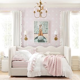 Floral Seagrass Wallpaper