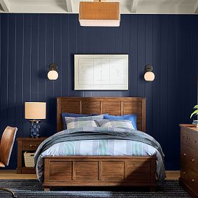 Channeled Linen Flush Mount (18")