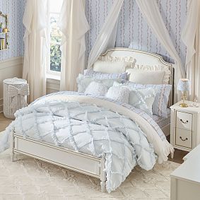 LoveShackFancy Woven Bow Lidded Hamper (18"x 26")